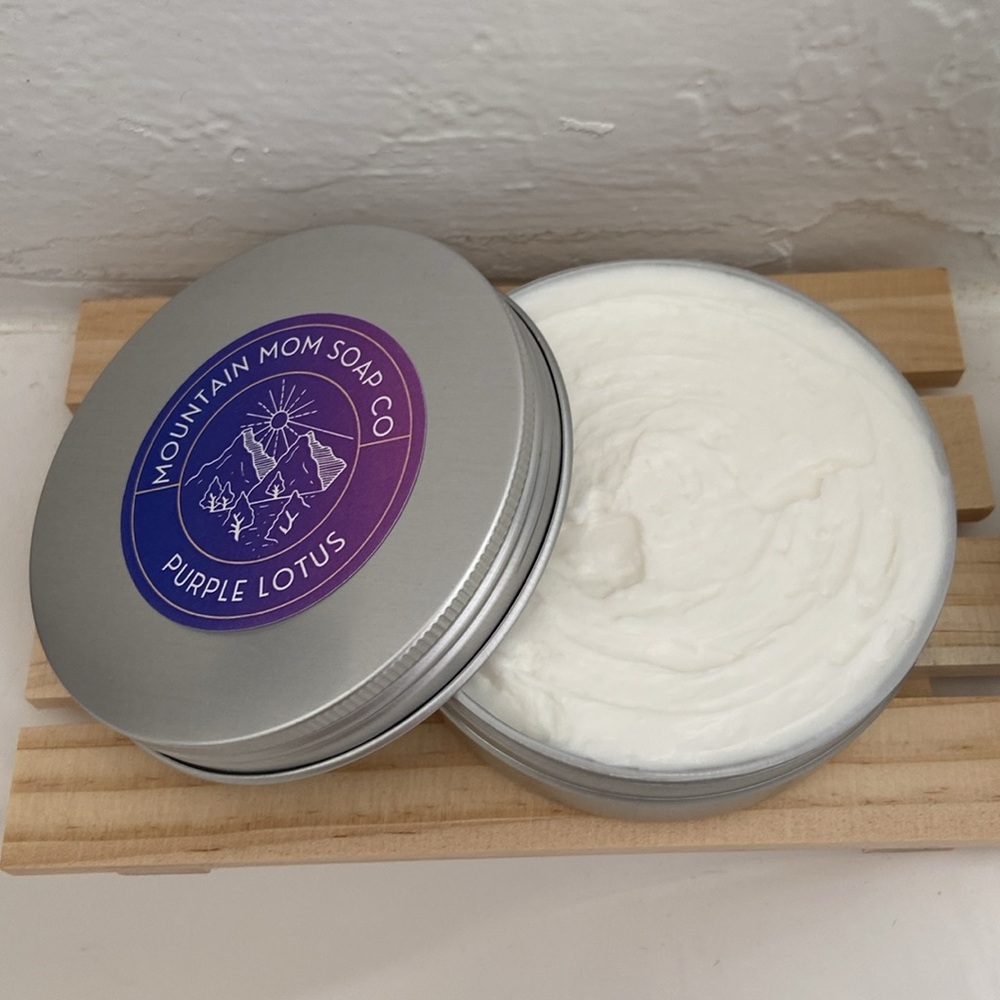 Purple Lotus Scented Body Butter / Mountain Mom Soap Co